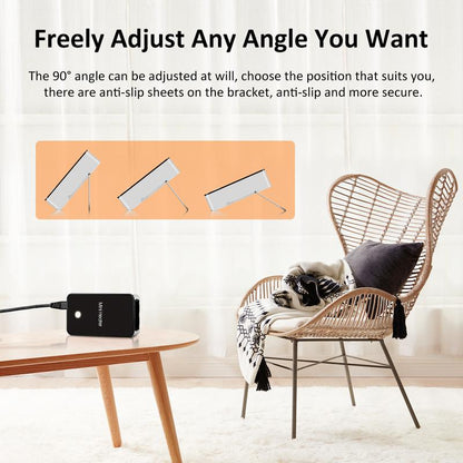 Portable Space Heater Mini Desk Heater Electric Fan Air Warmer for Room/ Office/ Desktop Viral Heater Indoor Heater Portable Electric Portable Rechargeable Small Heater Appliance